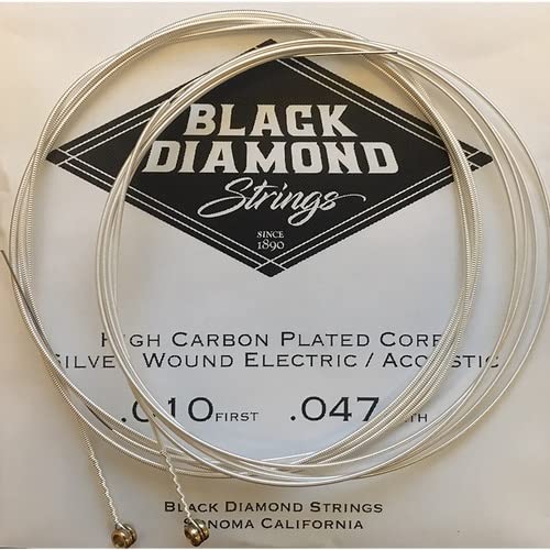 Black Diamond Strings® N754L Acoustic Silver Wound Light .011P.014P.025S.031S.040S.051S