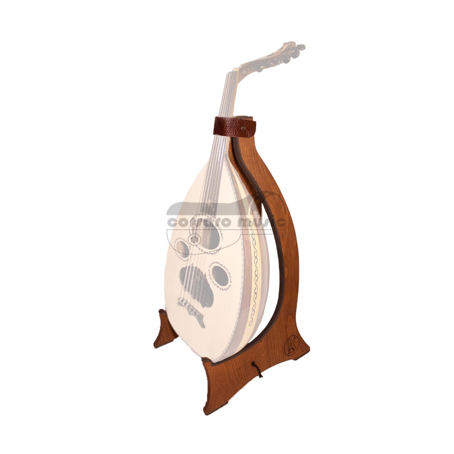 Walnut Stand for Ouds Elegant Portable & Foldable (Fits all Turkish and Arabic Ouds)
