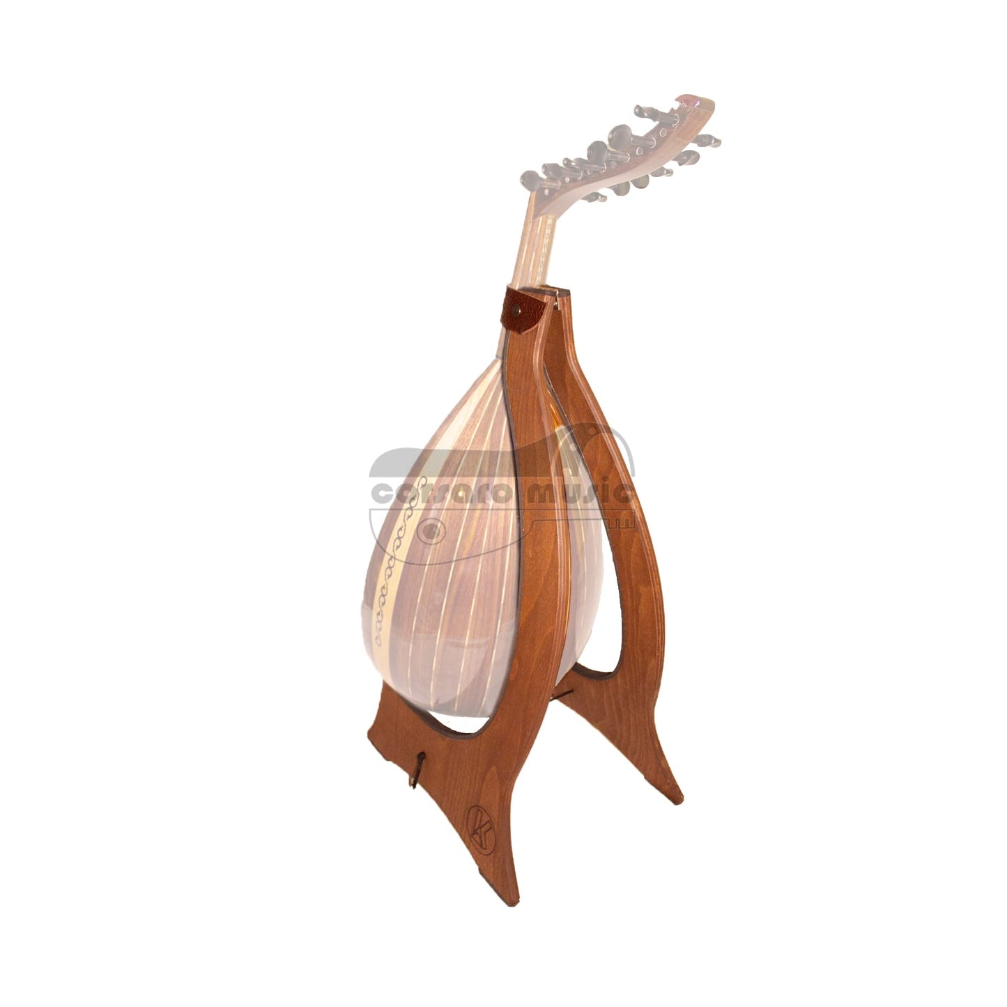 Walnut Stand for Ouds Elegant Portable & Foldable (Fits all Turkish and Arabic Ouds)