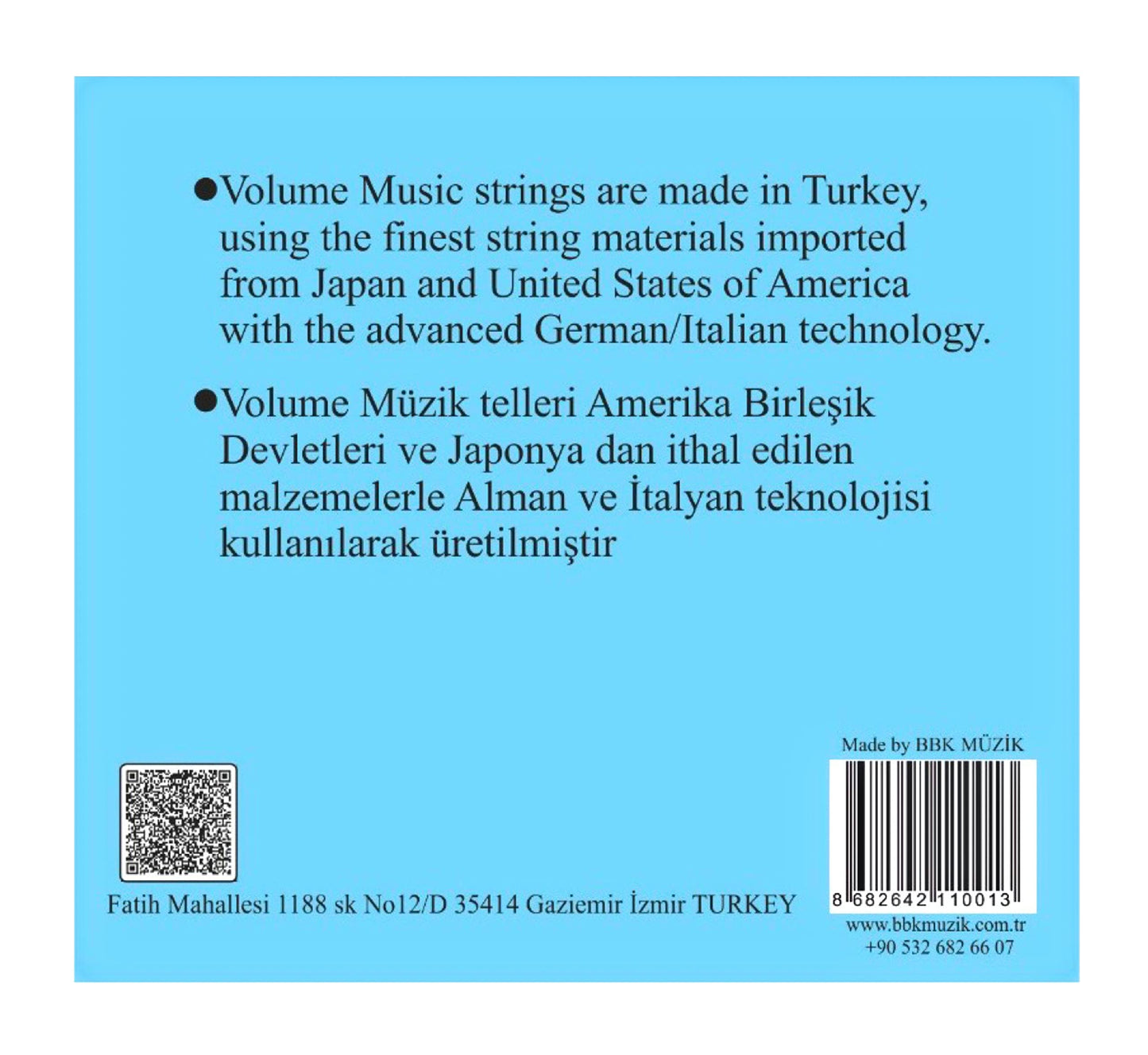 Volume Baglama Strings