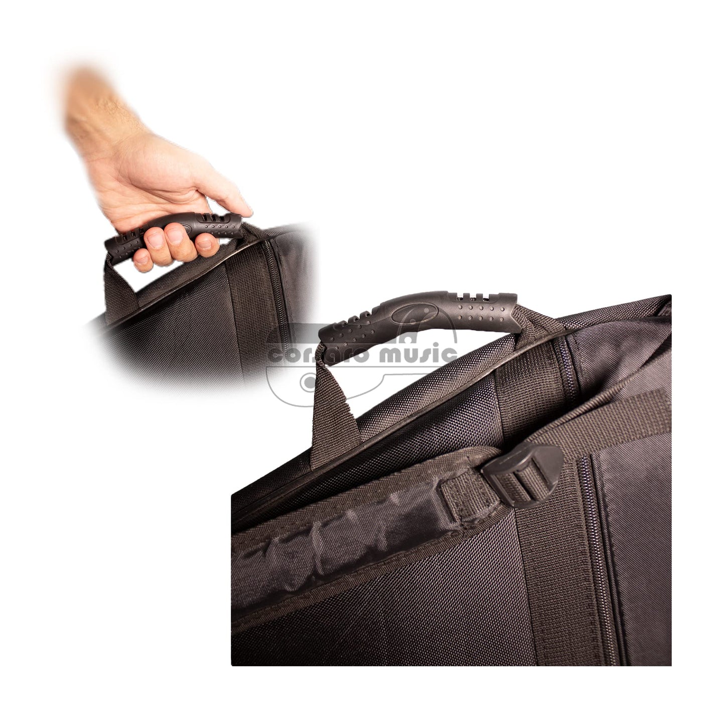 Corsaro Music padded gigbag for ouds with shoulder straps and zippered accessory pockets