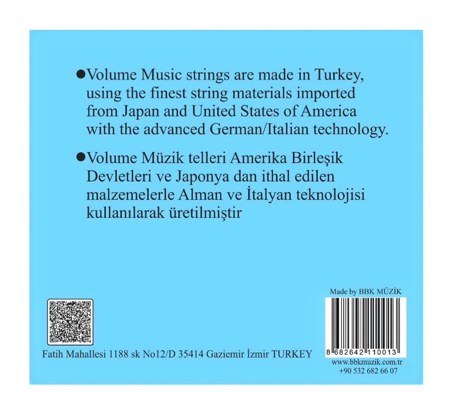 Volume Baglama Strings