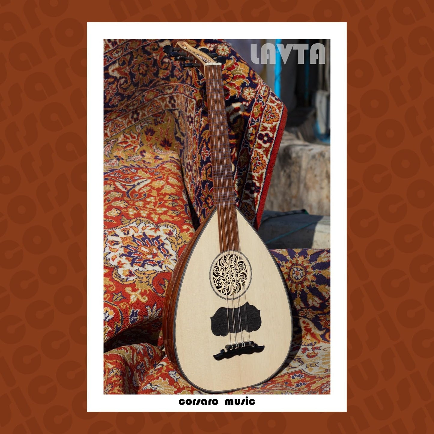 7 String Lute (Lavta, πολιτικο λαούτο) | Hand-crafted in Turkiye