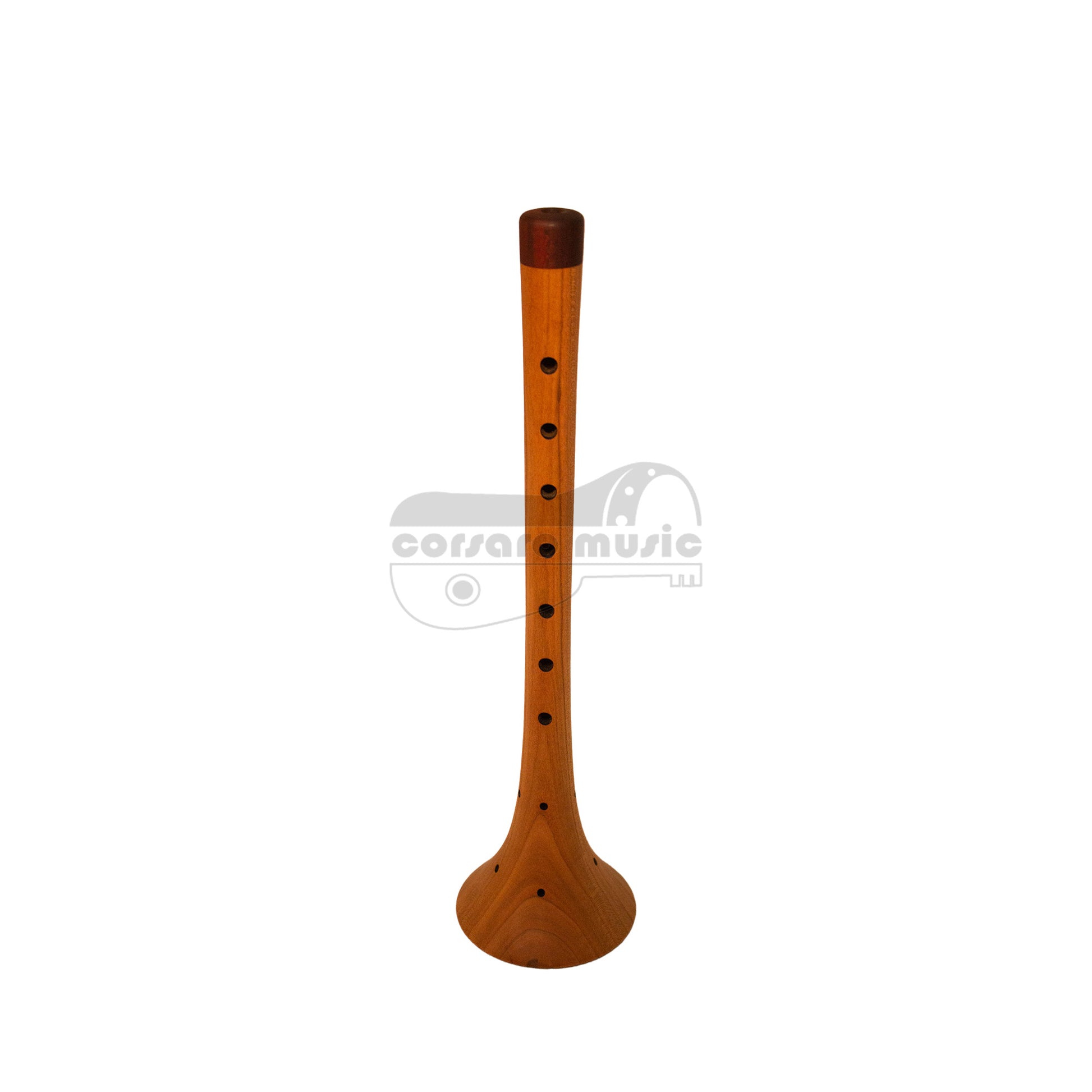 Handcrafted Apricot zurna with a mouthpiece and three additional mouthpieces included.