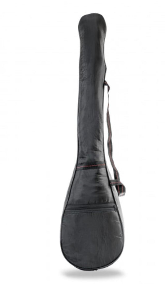 Corsaro Music Turkish Baglama Soft Case, Hand-Stitched Gig Bag with Shoulder Strap, Black