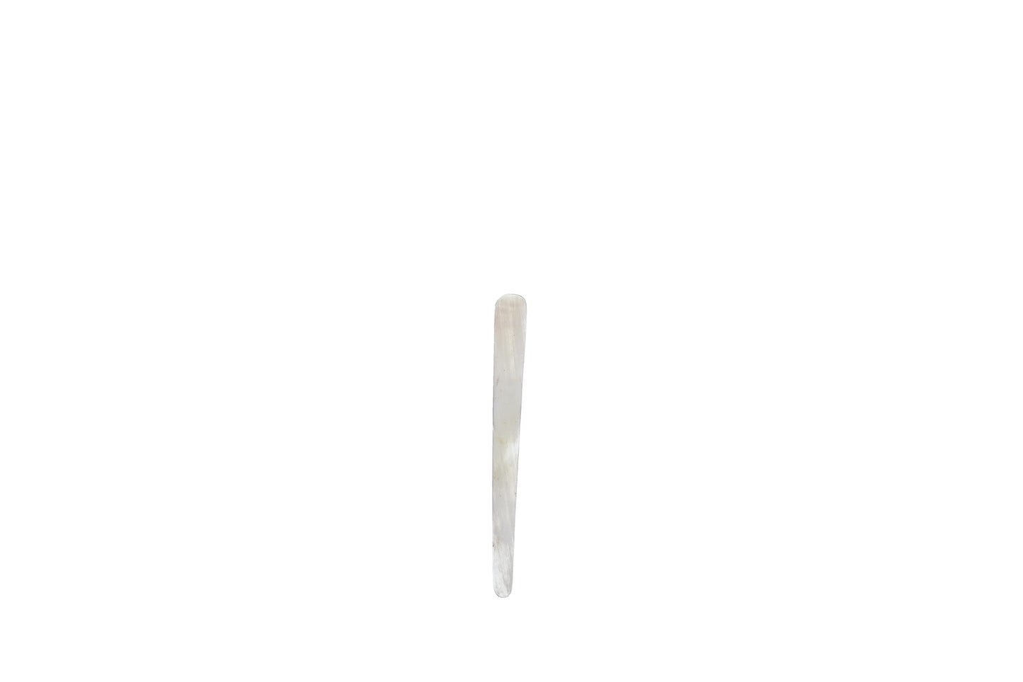 Set of three polished cow horn rishas with 0.7 mm thickness for professional use