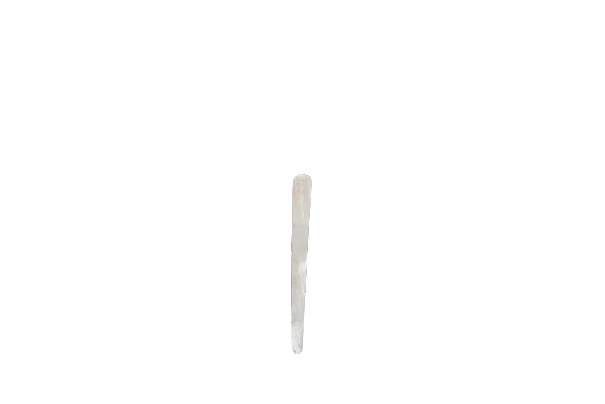 Set of three polished cow horn rishas with 0.7 mm thickness for professional use