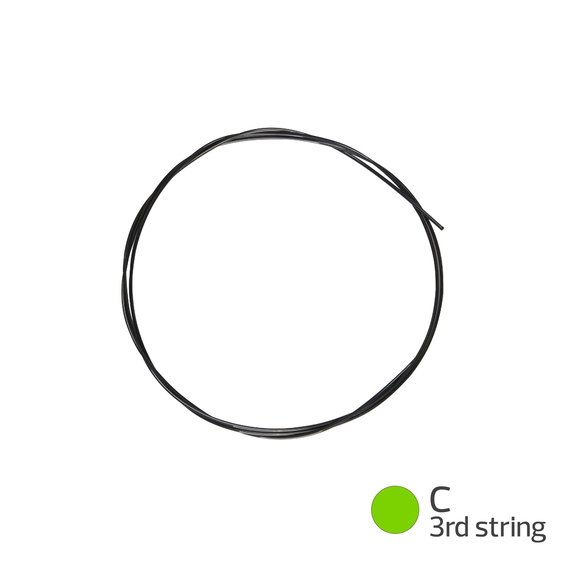 Gray-black Aquila Super Nylgut ukulele strings for Regular GCEA tuning.