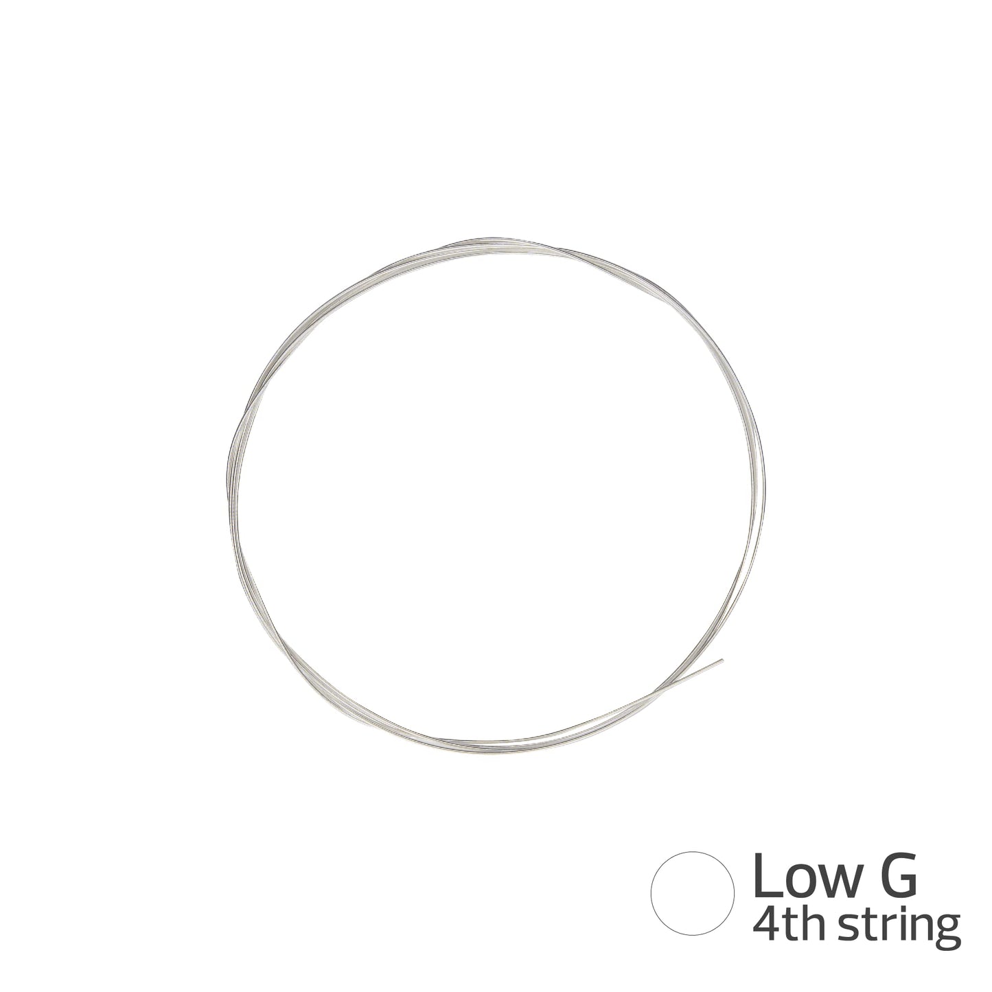 Aquila AQ U LS 115u Lava series tenor ukulele strings in grey-black with mother-of-pearl shimmer.