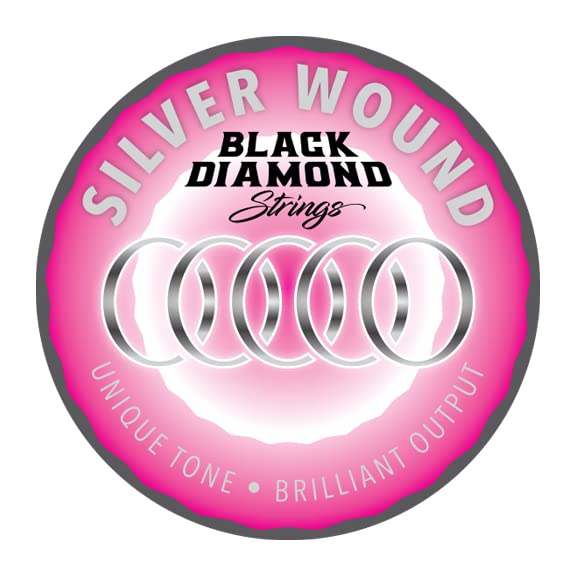 Black Diamond Strings® N754XL Acoustic Silver wound Extra Light .010P.014P.023S.030S.039S.047S