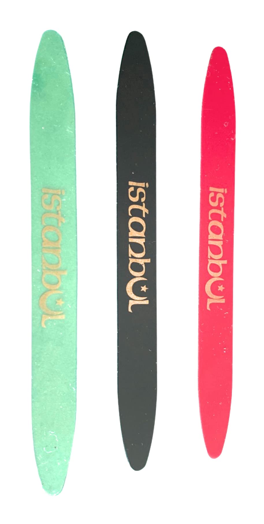 Set of 6 Istanbul celluloid oud picks in various colors, 0.46mm thick and smooth finish