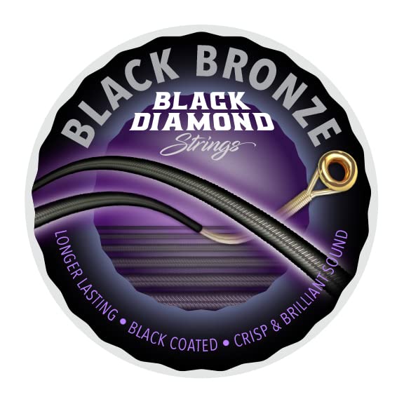 Black Diamond Strings® N780B Resonator Phos BLACK .016BP.018BP.028PBB.036PBB.046PBB.056PBB