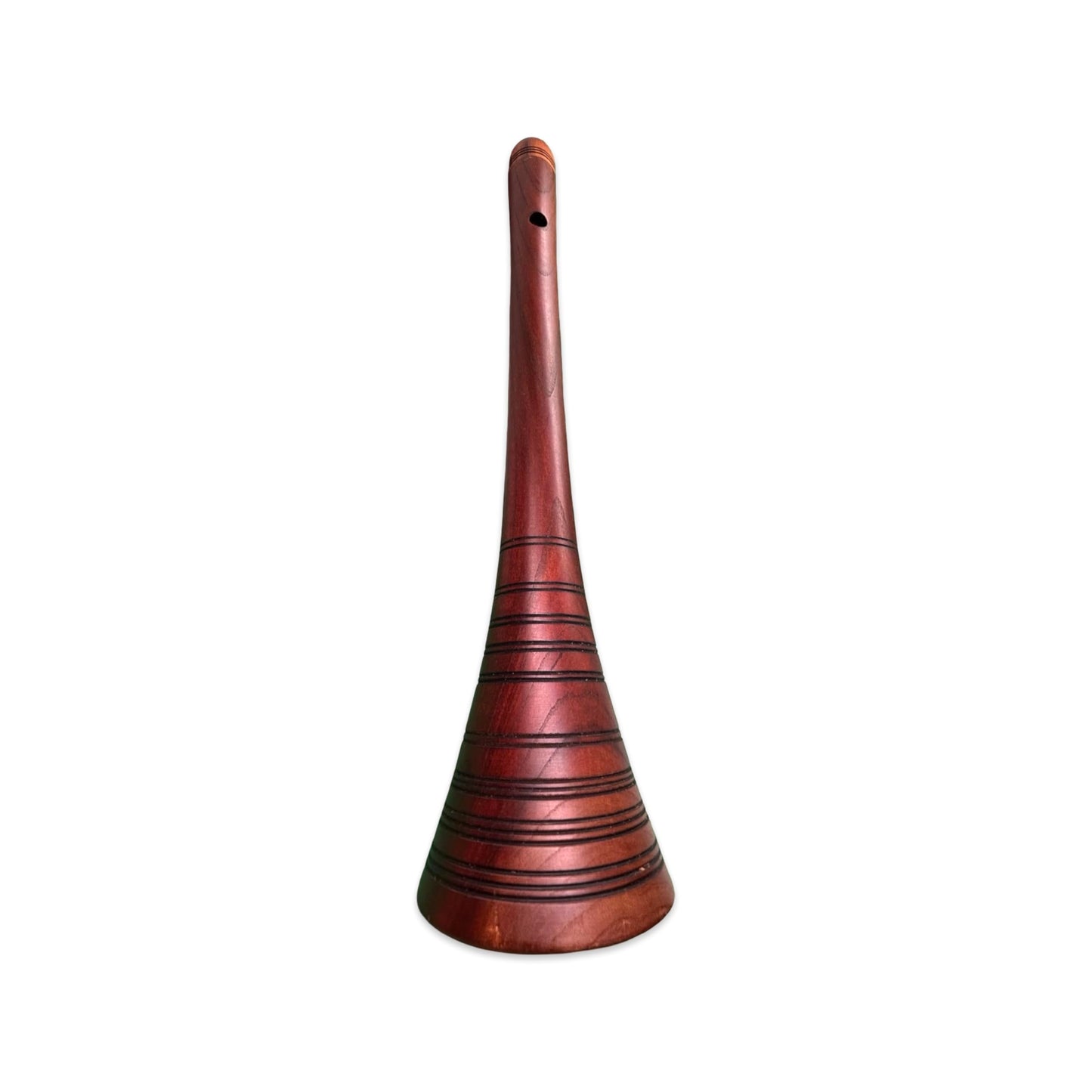 Handcrafted Plum Wood Zurna with Mouthpiece, Key of E, Traditional Turkish Woodwind Instrument