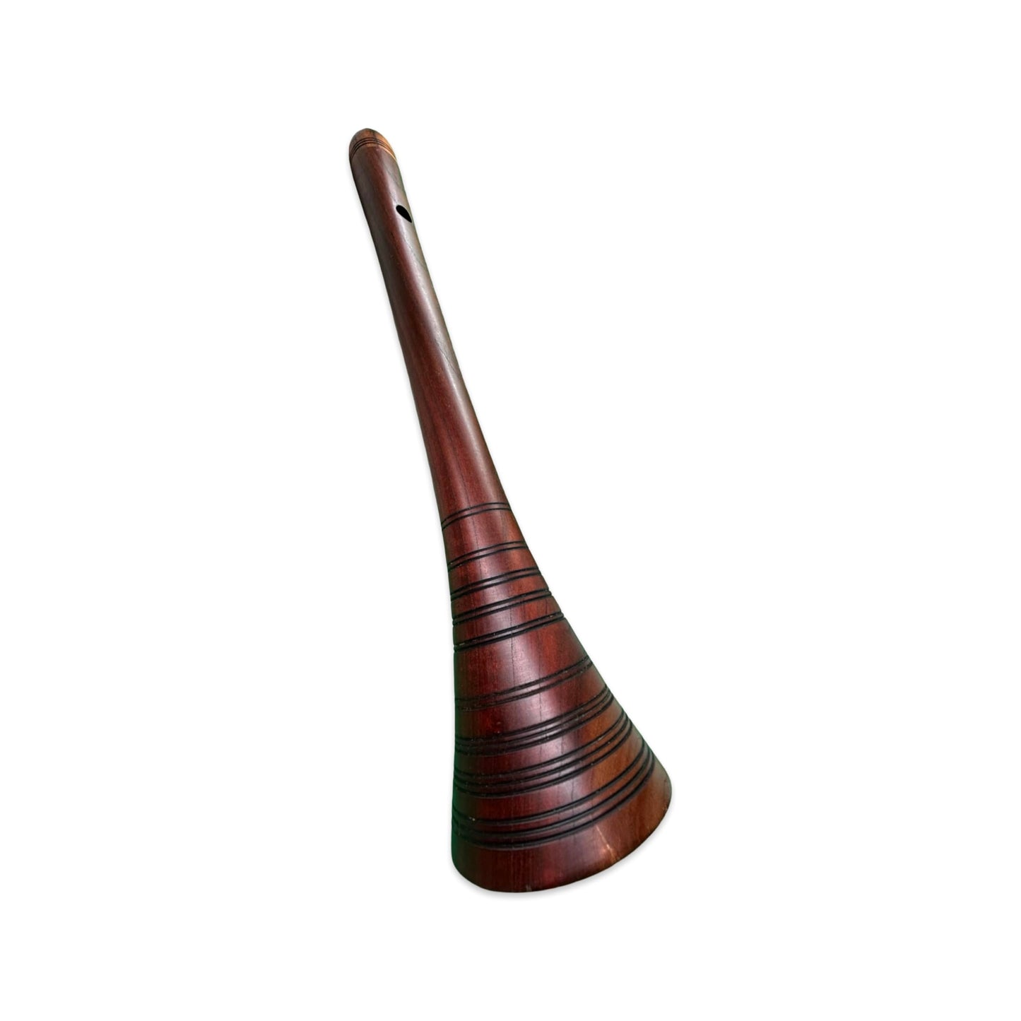 Handcrafted Plum Wood Zurna with Mouthpiece, Key of E, Traditional Turkish Woodwind Instrument