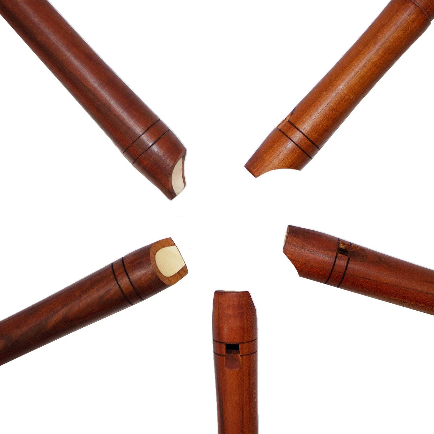 Plum Wood 7-Hole Recorder Flute aka Tutek Shivi aka Dilli Kaval