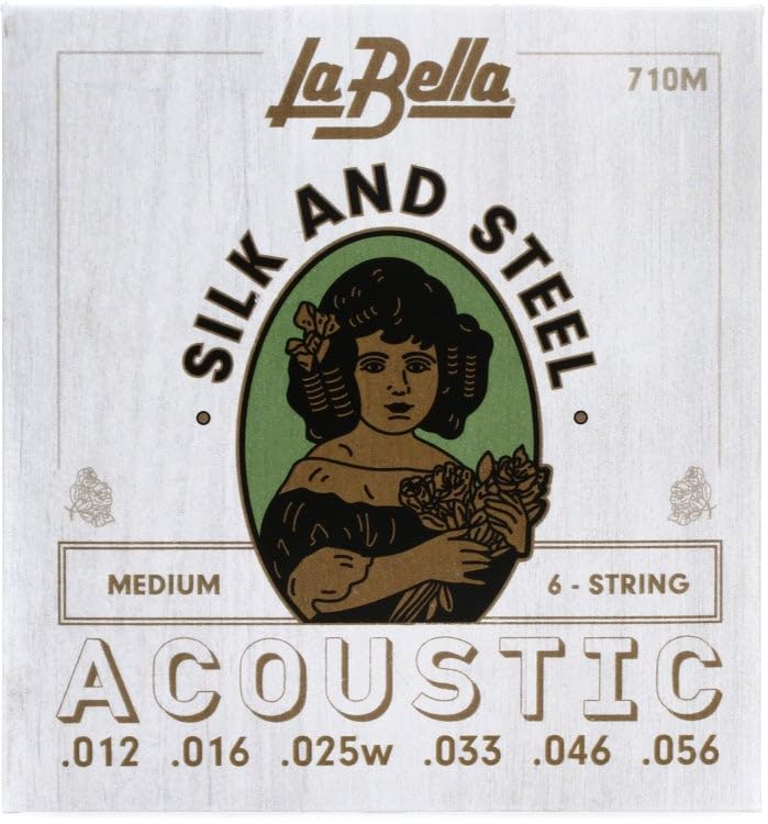 La Bella Silk & Steel Light Acoustic Guitar String