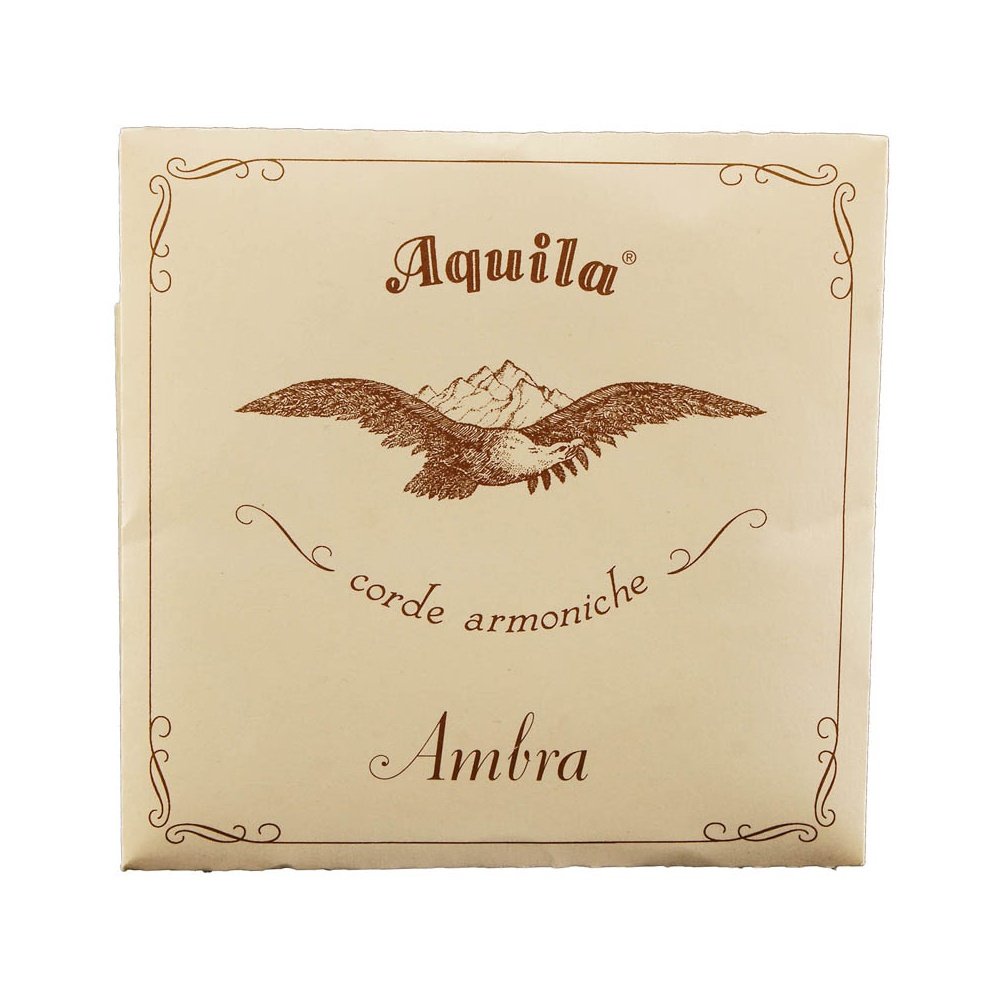 Set of classical guitar strings with synthetic gut trebles and silver-plated wound basses