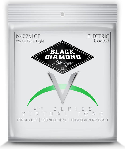 Black Diamond Strings Electric Coated Nickel N477XLCT