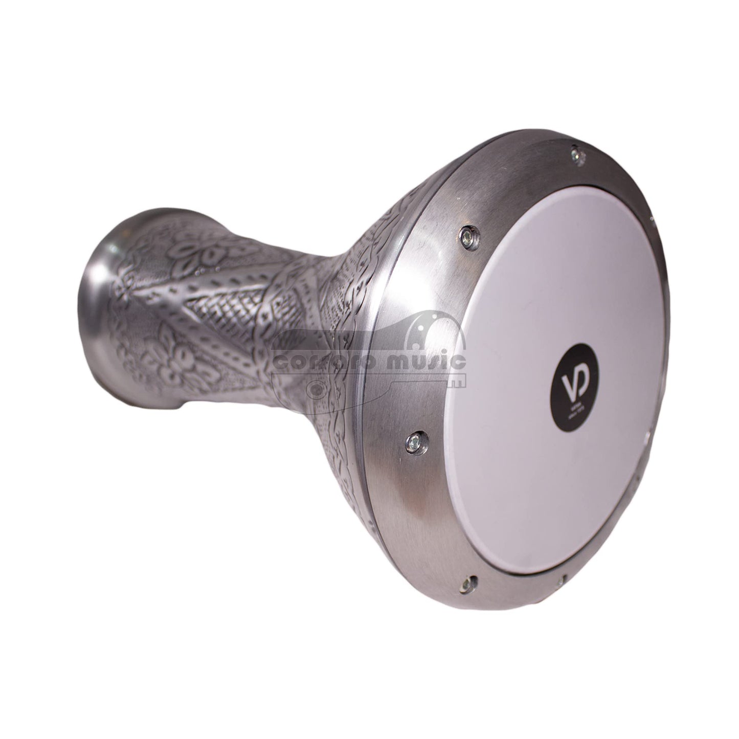 VD® Darbuka / Doumbek Cast Aluminum - Tuning Lugs & Removable Head (8 ½ in.)