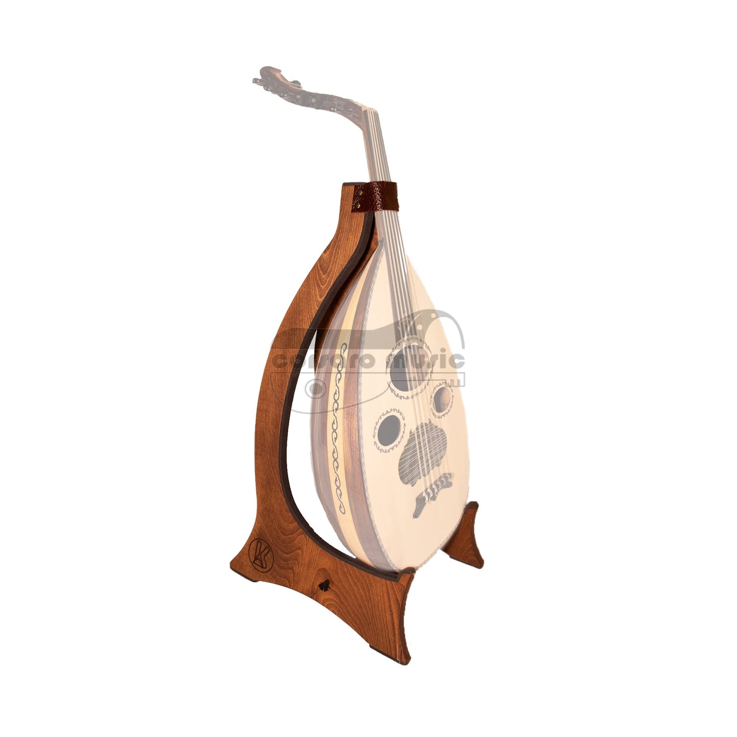 Walnut Stand for Ouds Elegant Portable & Foldable (Fits all Turkish and Arabic Ouds)