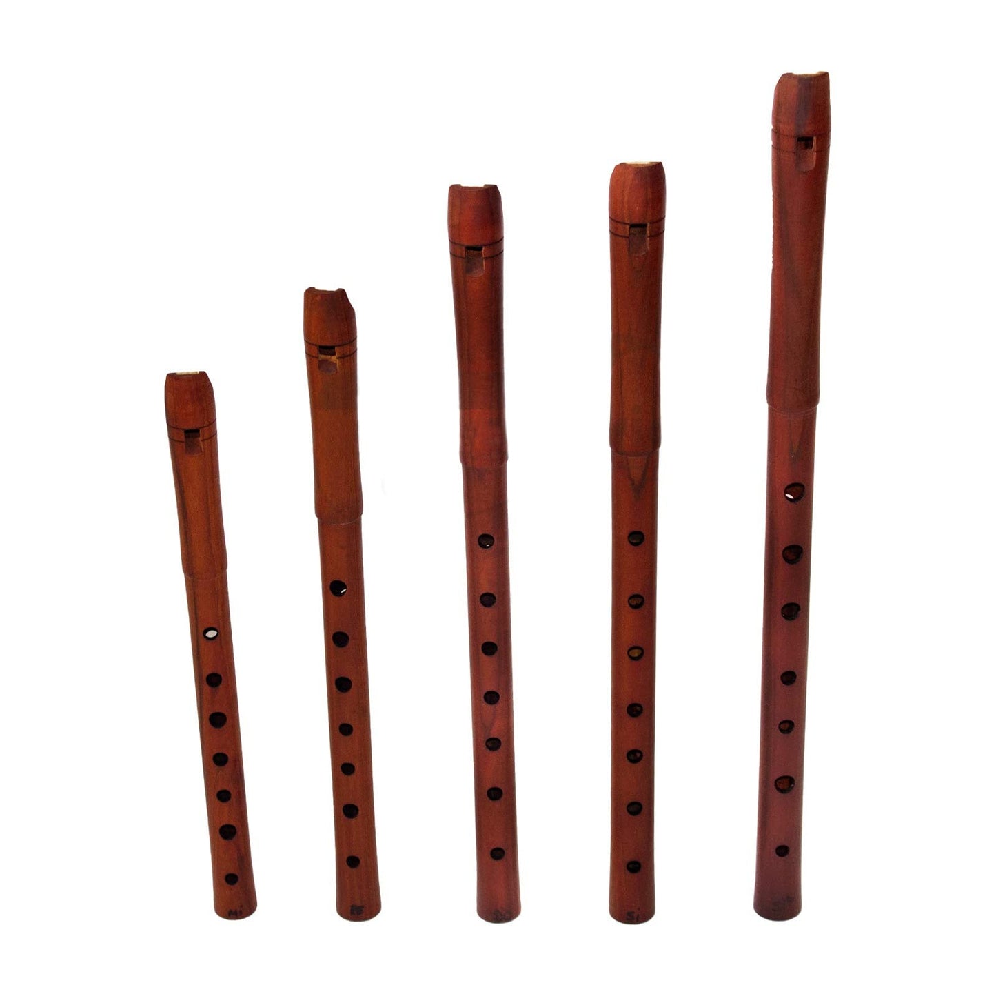 Plum Wood 7-Hole Recorder Flute aka Tutek Shivi aka Dilli Kaval