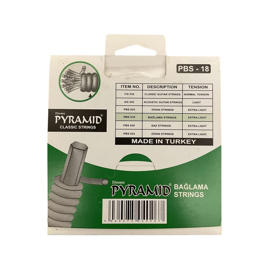 Pyramid Short Neck Baglama Strings
