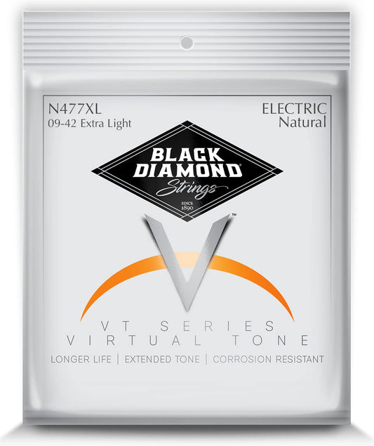 Black Diamond Strings® N477XL Electric Nickel Wound Medium 9-42