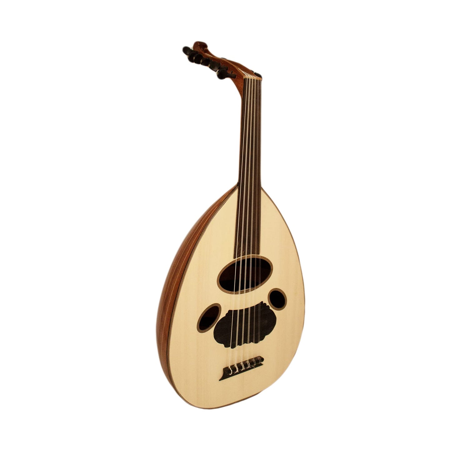 Corsaro Music® 11 String Acoustic Mahogany Arabian Oud + Gigbag + celluloid picks+ Nubuck pick Wallet + LaBella OU80-A String Set