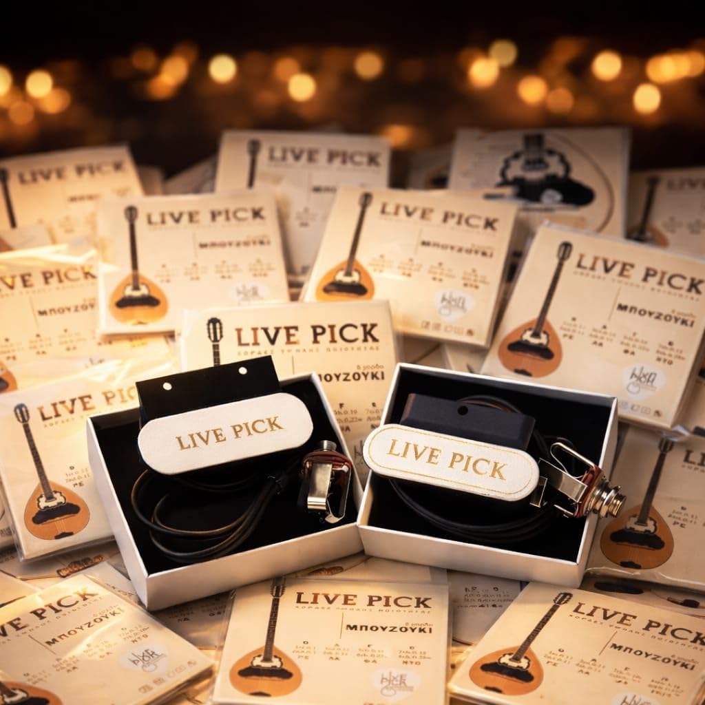 Bouzouki Strings for 6-string/Trichordo Bouzouki "Custom" Series (Live Pick Brand) Made in Greece