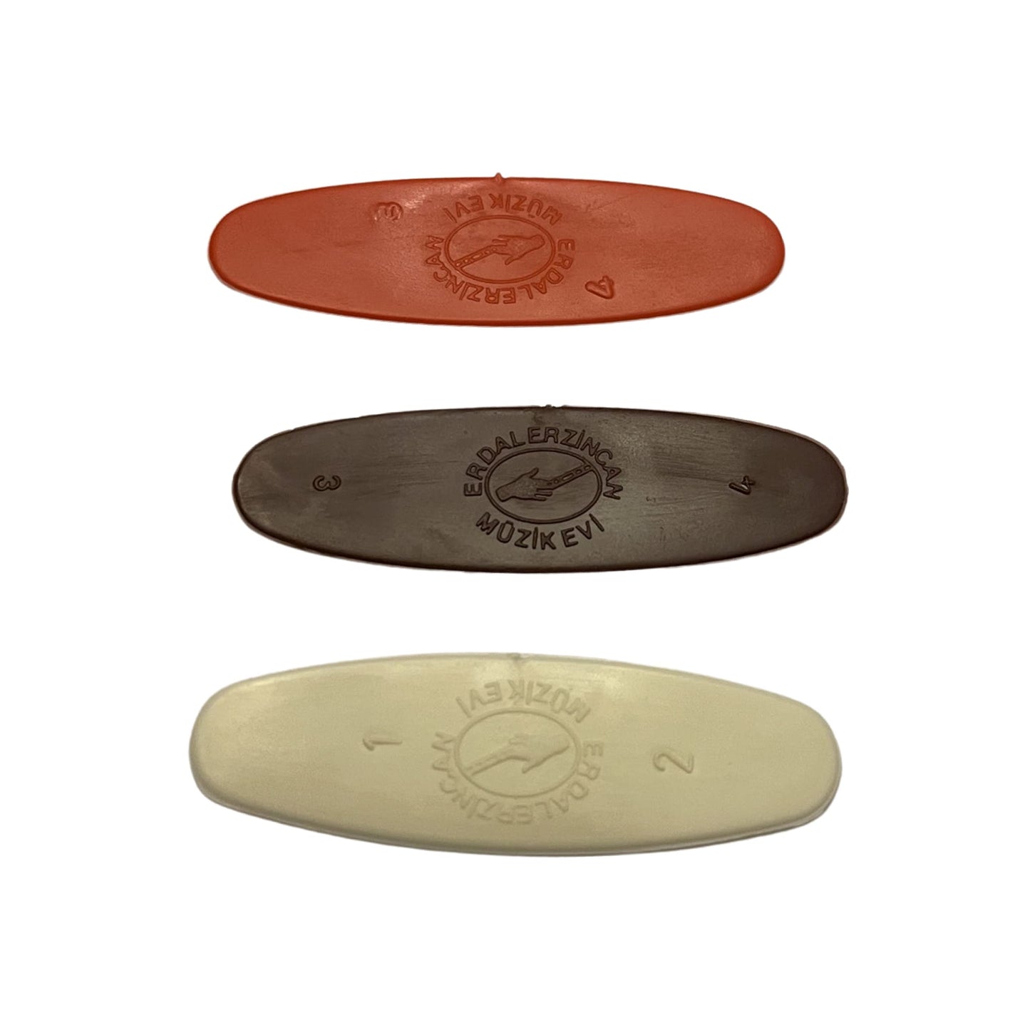Picks for Baglama (set of 10 picks/tezenes in different thickness) Erdal Erzincan Brand