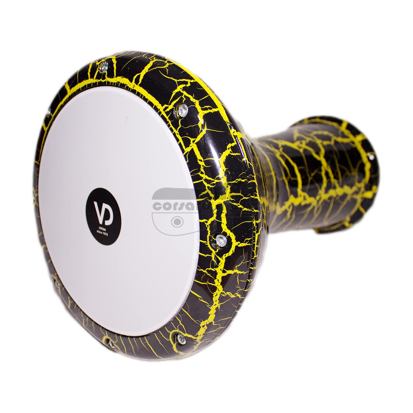 VD® Darbuka / Doumbek Cast Aluminum - Tuning Lugs & Removable Head (8 ½ in.)