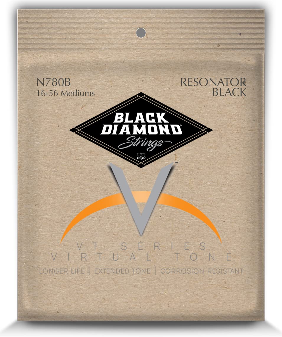 Black Diamond Strings® N780B Resonator Phos BLACK .016BP.018BP.028PBB.036PBB.046PBB.056PBB