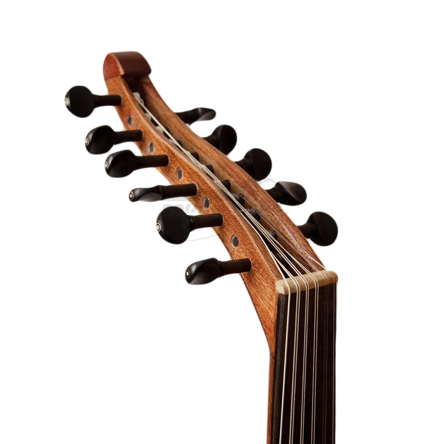 Corsaro Music® 11 String Acoustic Mahogany Arabian Oud + Gigbag + celluloid picks+ Nubuck pick Wallet + LaBella OU80-A String Set