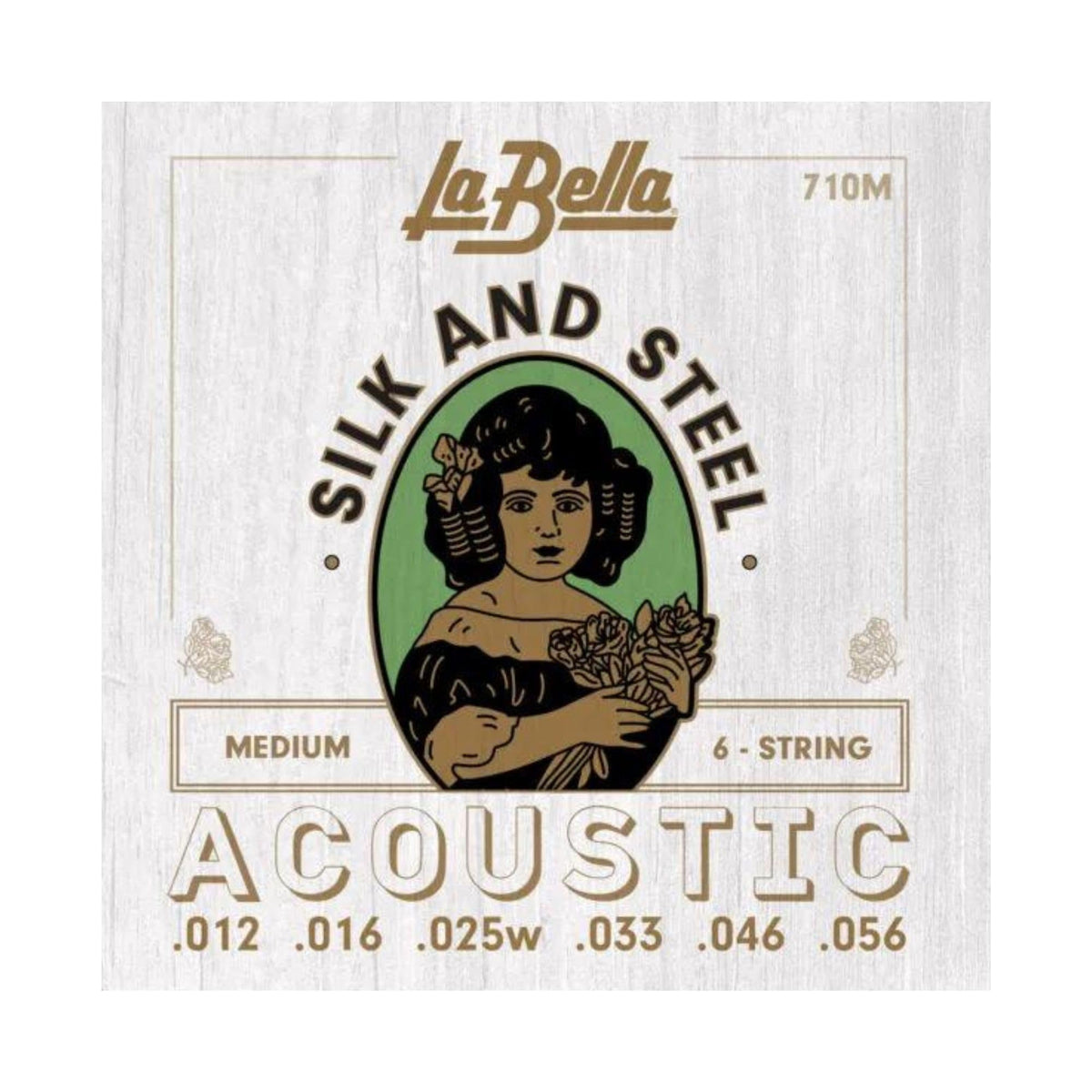 La Bella Silk & Steel Light Acoustic Guitar String