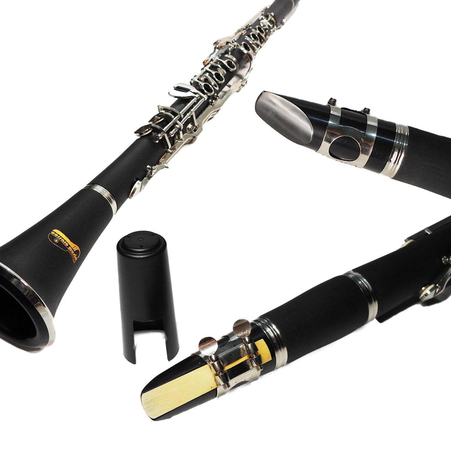 Turkish G Clarinet (Albert System) by Corsaro Music® 18/20 keys case extra barrels incld Ebonite body great for beginners to Turkish system clarinet