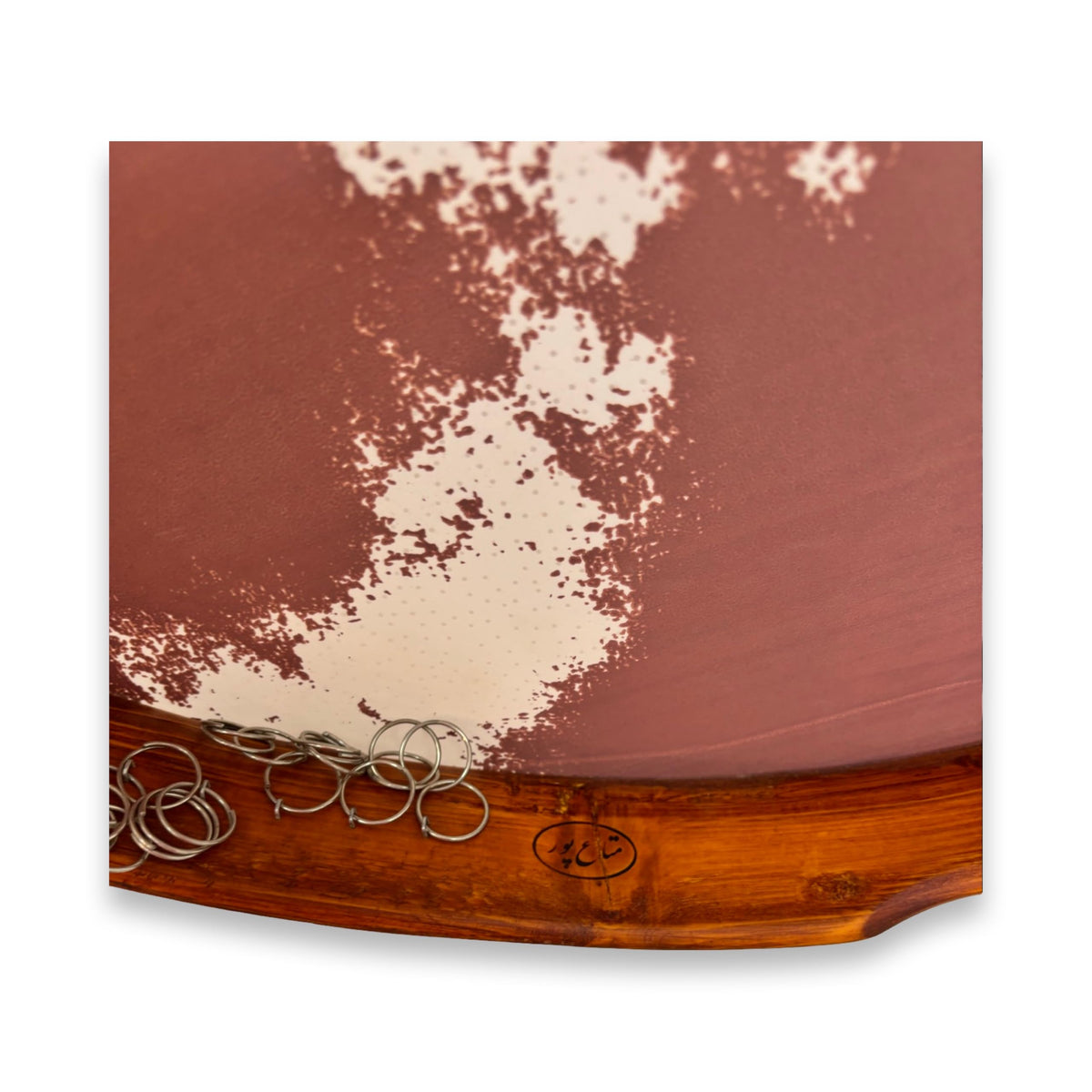 Persian Daf Frame Drum & Soft Case – 21.25 Inch Traditional Iranian Kurdish Percussion Instrument – Daf, Daff, Deff, Def, Erbane, Bendir