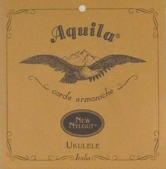 Aquila 31U Set of Concert Ukulele Strings (New Nylgut, Tuned in 5ths, CGDA, Wound C and G String, String Length 76 cm)