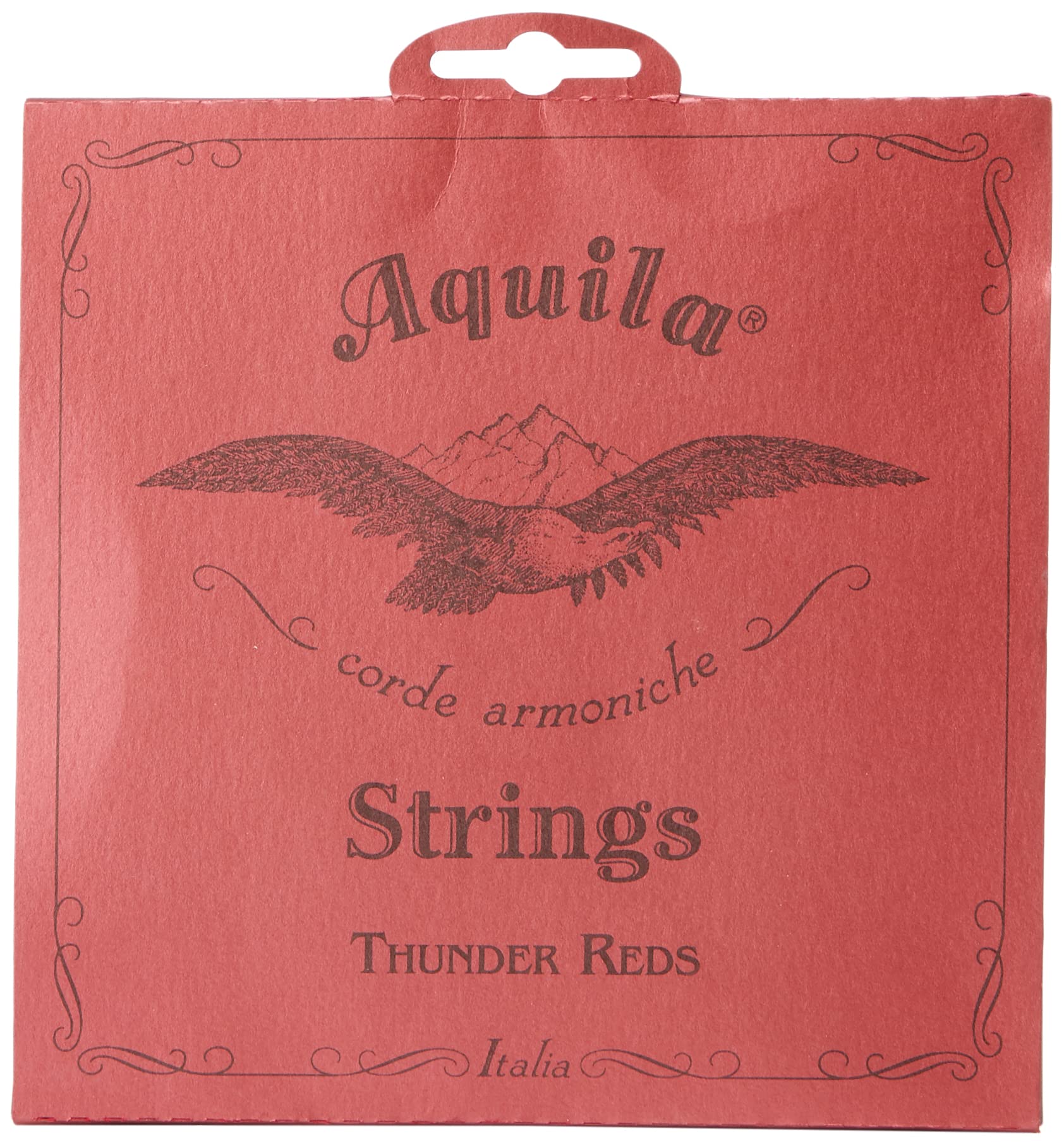 Set of four Aquila 91U Thunder Reds bass ukulele strings in GDAE tuning made in Italy