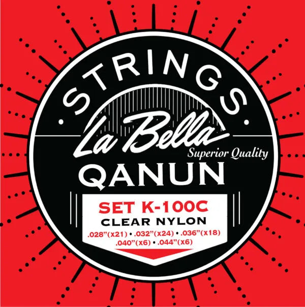 La Bella Qanun Strings (K-100C) Made in the USA