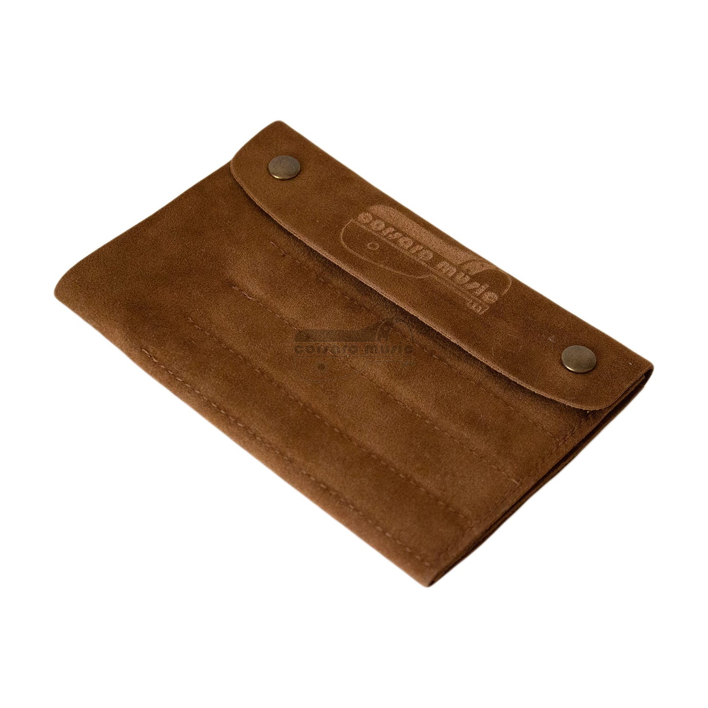 Nubuck leather wallet designed to hold up to 10 rishas with a soft, luxurious finish.